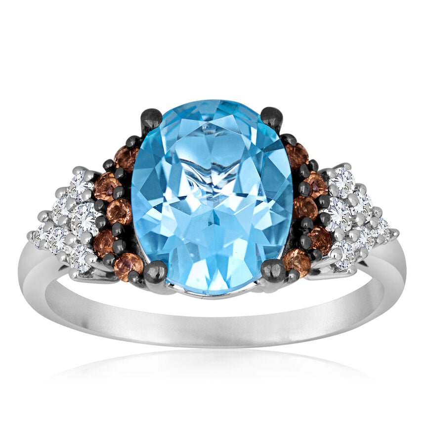 White Topaz Ring | Buy Birthstone Rings | STAC Fine Jewellery